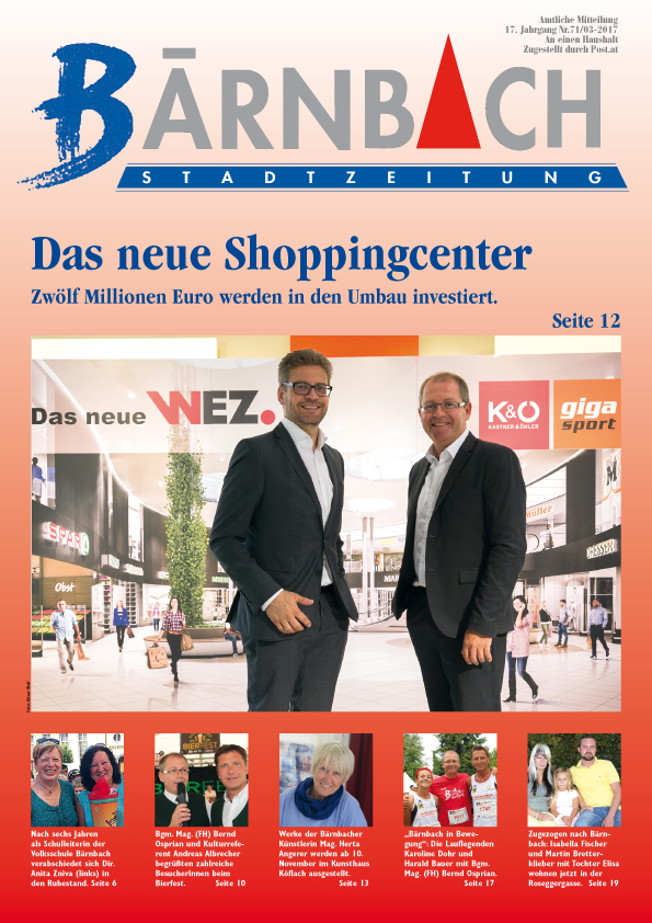 Baernbachzeitung Titelseite 03 2017