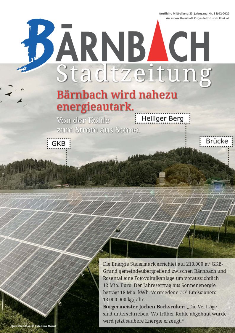 Bärnbachzeitung 02 2020 Titelseite