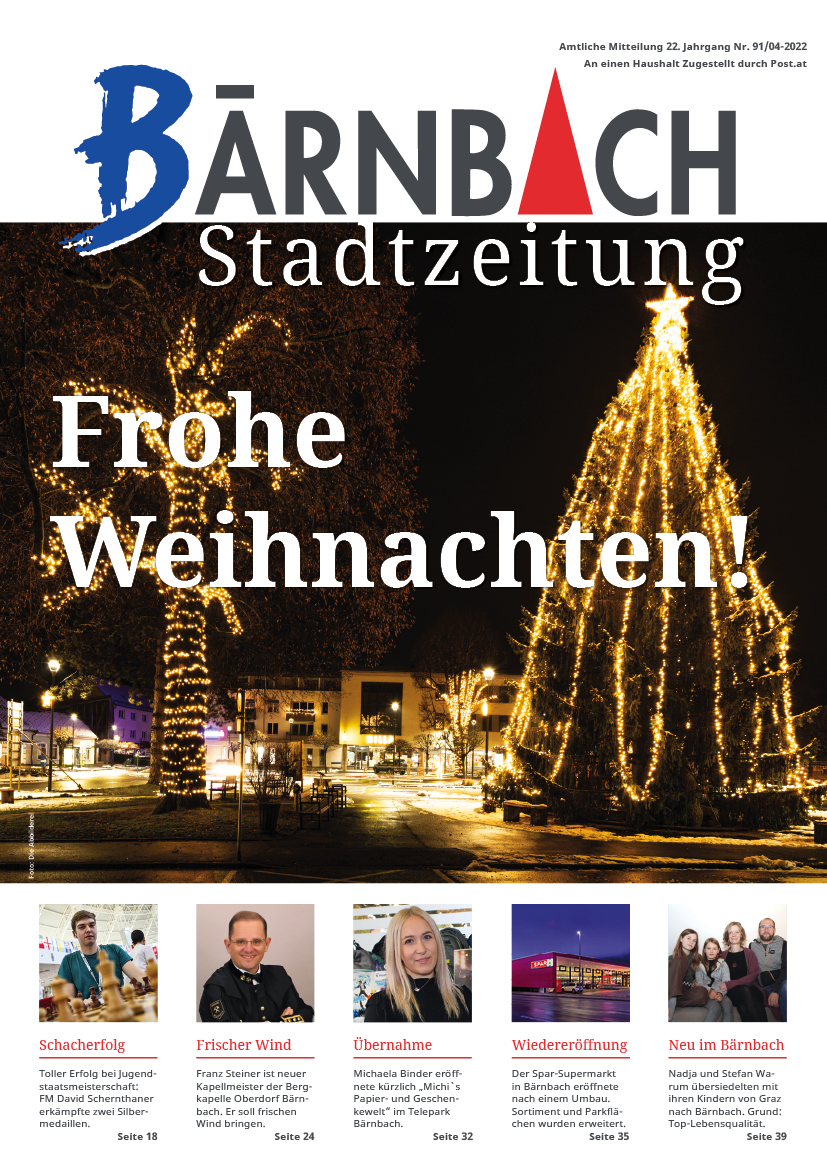 Bärnbachzeitung 042022 Titel