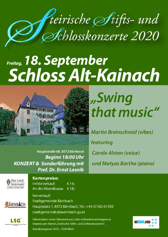 Einladung Schloss Alt Kainach 2020