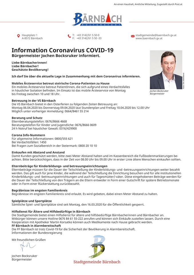 Info Coronavirus 2