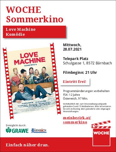 VO Baernbach 98x128 WOCHE Sommerkino LoveMachine 2021 DRUCK