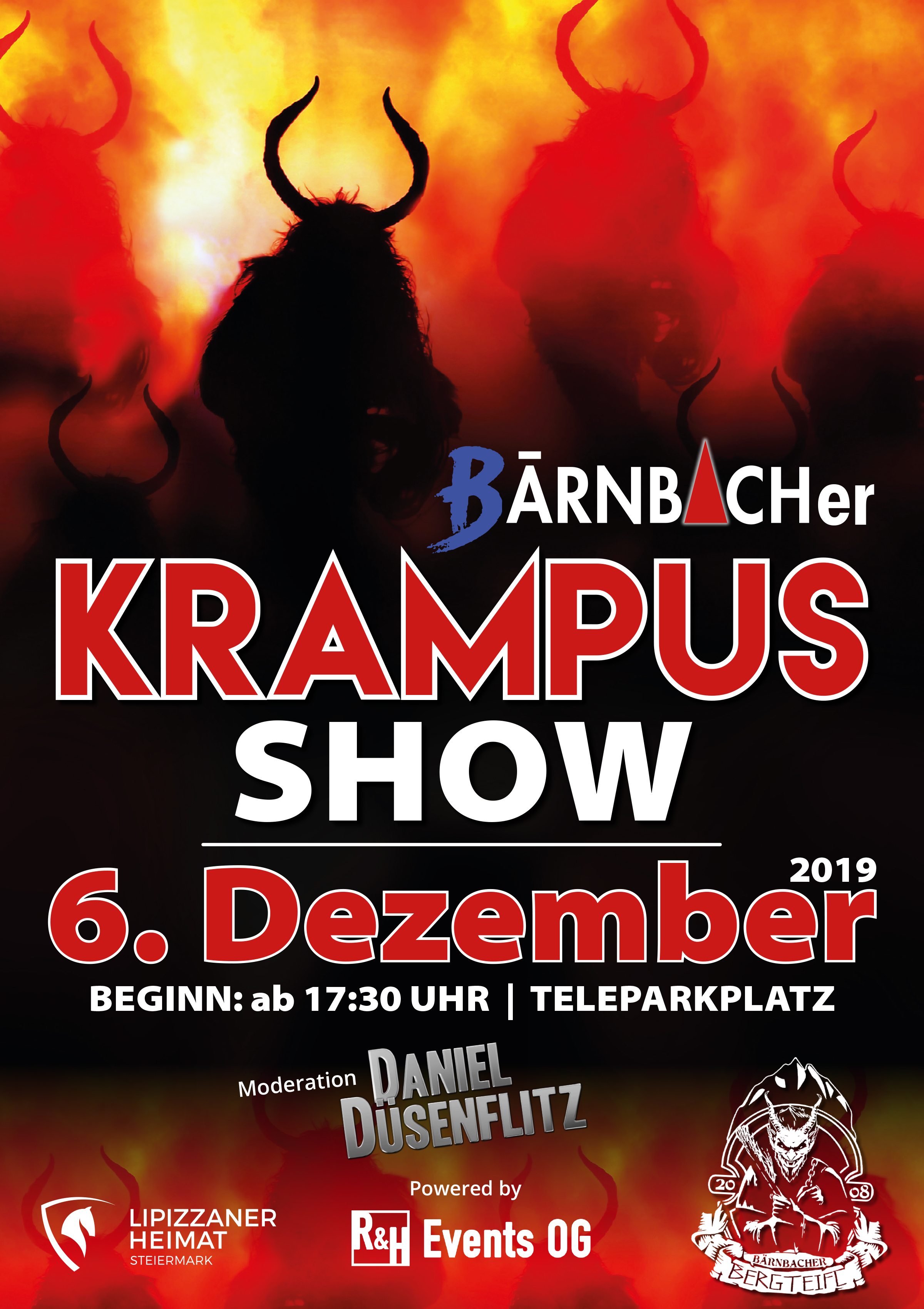 krampusshow bärnbach a1 plakat 2019