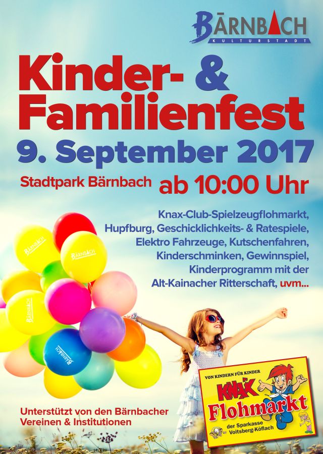plakat kinder und familienfest 2017